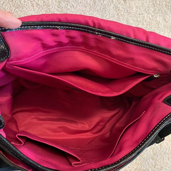 Coach Monogram Black Messenger Bag - Picture 6 of 11